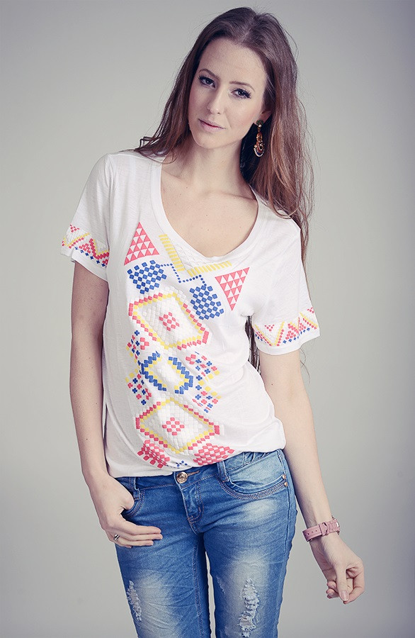 Color-Blocking-top-White