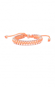 Silk-Neon-Orange-Bracelet