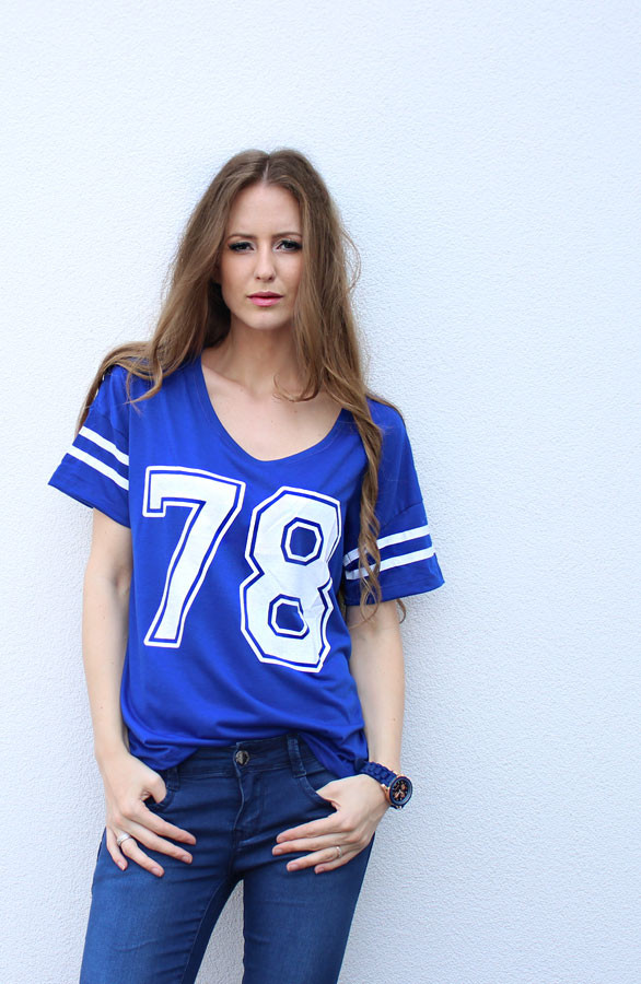 Baseball-Tuniek-Blue