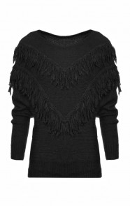 Bohemian-Sweater-Black