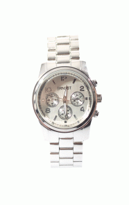 MK-Silver-Watch