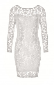 Lacy-White-Dress