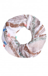 Cream-Colorburst-Sjaal