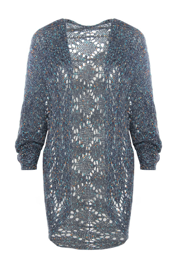 Knitted-Cardigan-Blue
