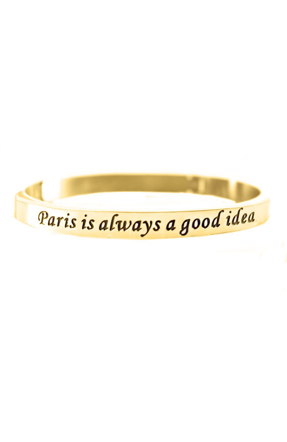 Paris-Is-Always-A-Good-Idea-Goud-Armband