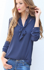blouse-met-strik-dames-online-goedkoop
