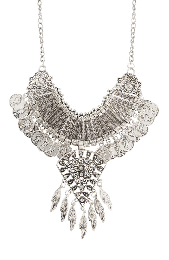 Statement-Ketting-Bohemian-Silver