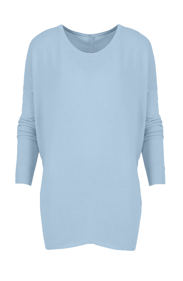 Loose-Soft-Sweater-Baby-Blue