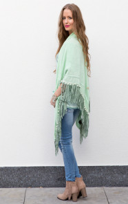 poncho-mint-met-ster-dames