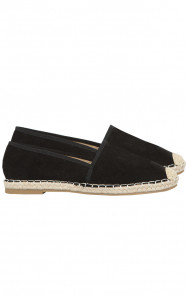 Suede-Espadrilles-Black