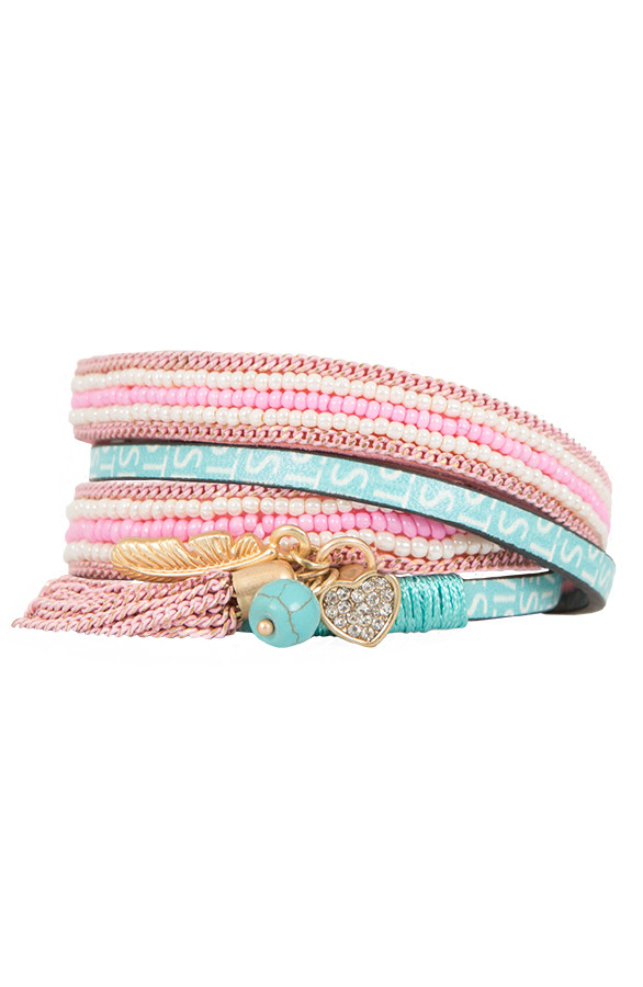 Double-Wrap-Bracelet-Pastel