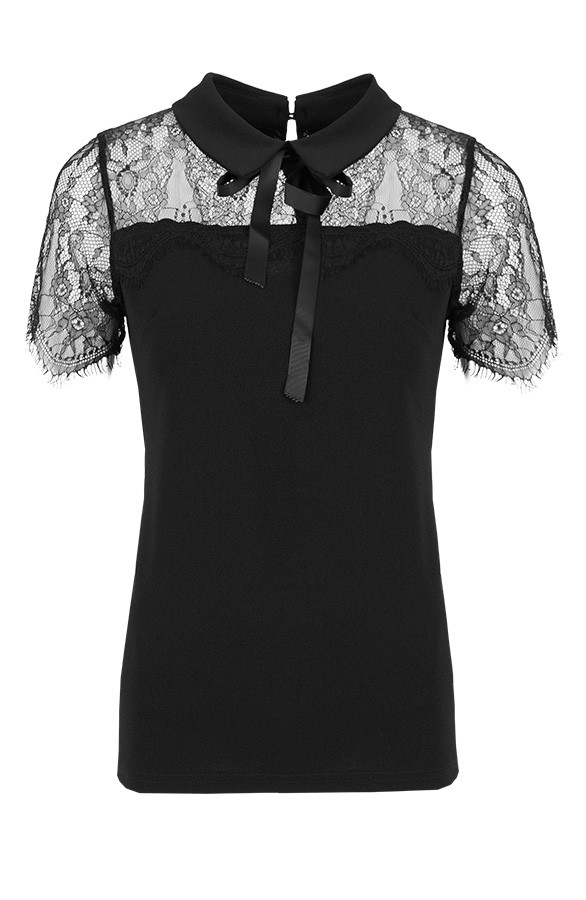 Designer-Lace-Top-Bow-Black