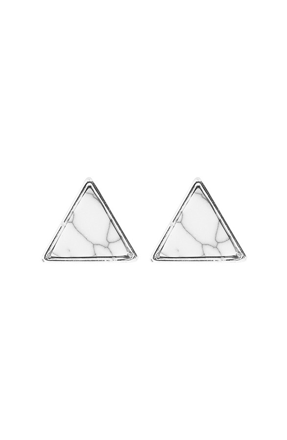 Marble-Triangle-Oorbellen