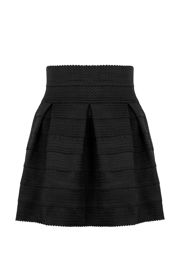 Scuba-Skirt-Black