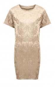 Velvet-Jurk-Gold