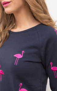 trui-met-flamingo-print