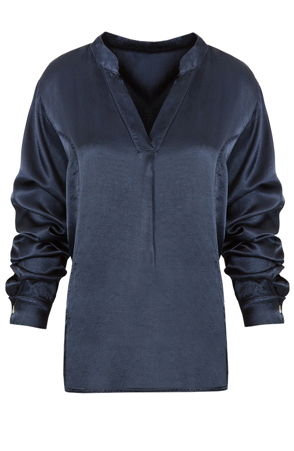 Silk-Blouse-Navy