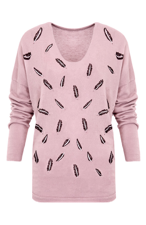 Feather-Long-Sleeve-Pink2