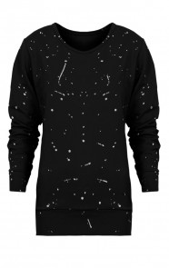 Painted-Sweater-Black