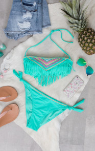 Aztec-Fringe-Bikini-Mint