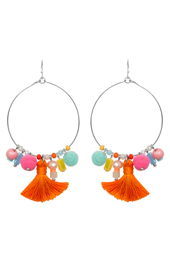 Luxury-Beads-Earrings-Coral
