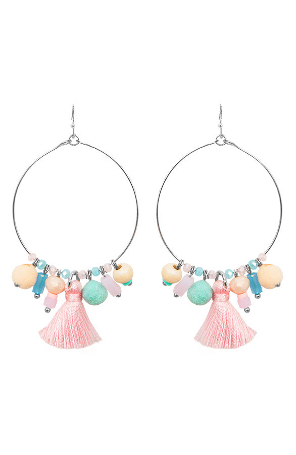 Luxury-Beads-Earrings-Peach