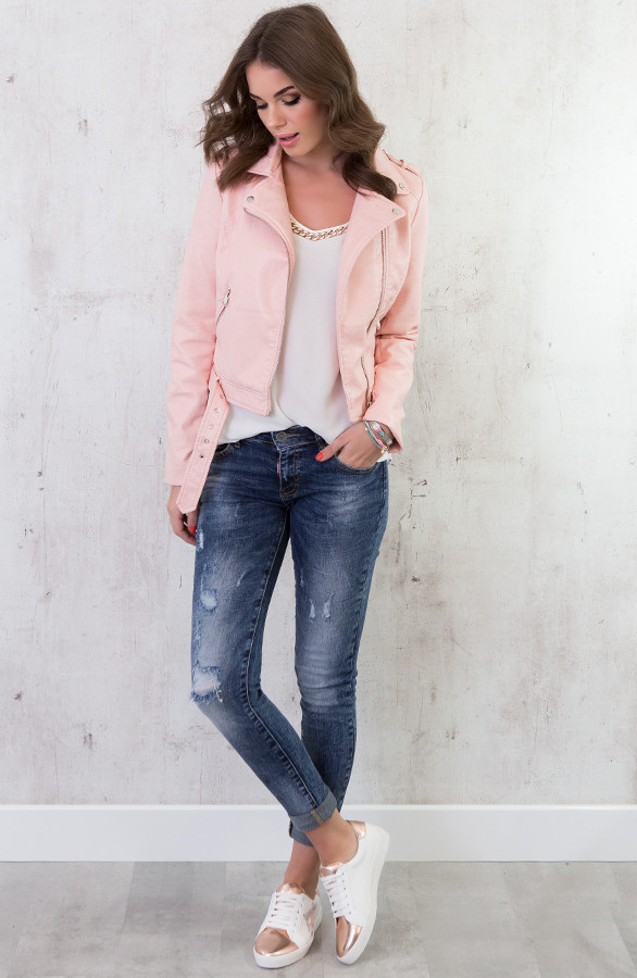 roze-biker-jas-dames