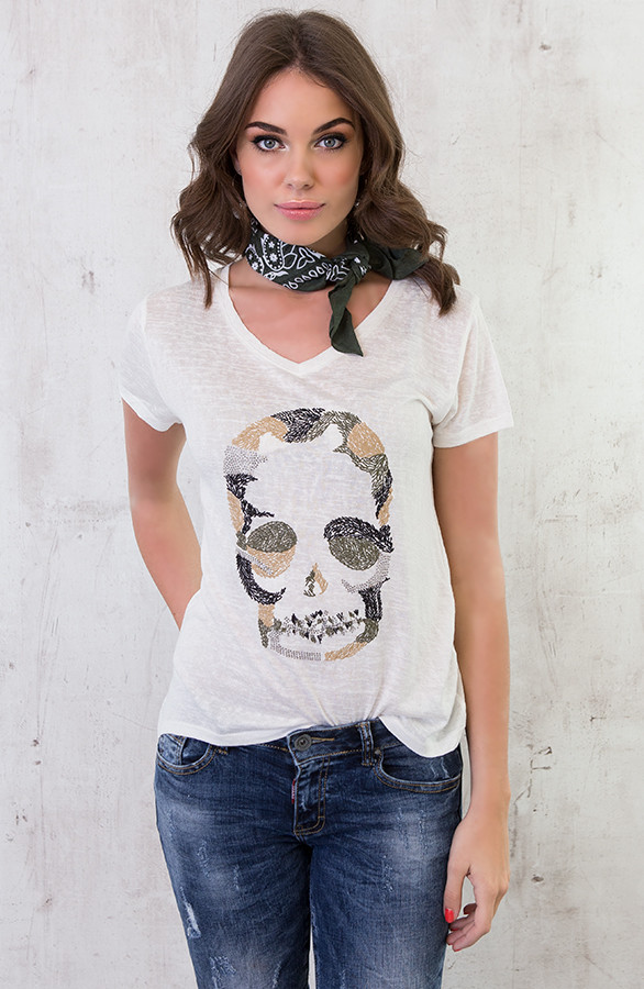 Camouflage Skull Top | Fashion Musthaves