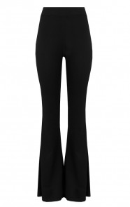 Flared-Broek-Zwart