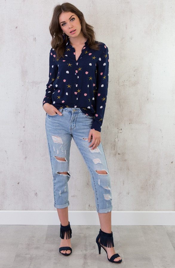 blouse-met-schelpenprint