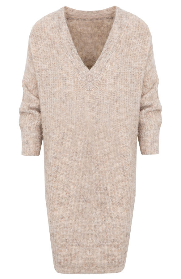 Fluffy-Oversized-Long-Tuniek-Beige-1
