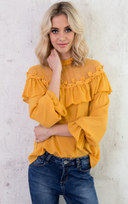 mesh-polkadot-blouse