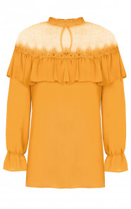 Luxury-Marant-Blouse-Okergeel