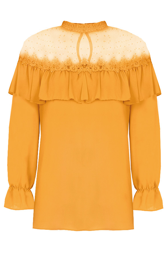 Luxury-Marant-Blouse-Okergeel