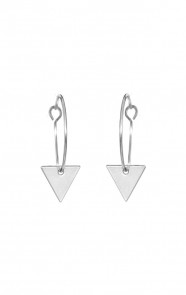 Triangel-Minimal-Oorbellen-Zilver