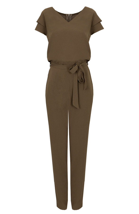 Jumpsuit-Legergroen