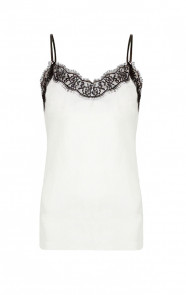 Zijde-Top-Met-Kant-Creme