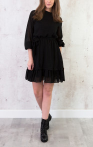 polkadot-jurk-zwart