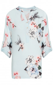 Bloemen-Print-Blouse-Babyblauw
