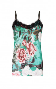 Bloemen-Top-Met-Kant-Groen