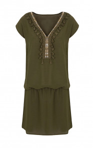 Studs-Tuniek-Kwastjes-Groen