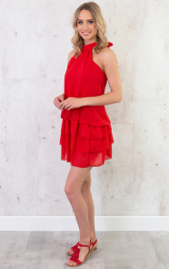 halter-jurken-rood