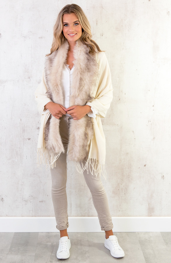 ponchos-dames-beige