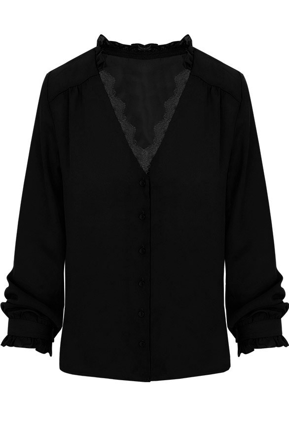 Lace-Blouse-Exclusive-Zwart