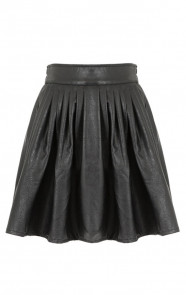 Circle-Leather-Skirt-Black