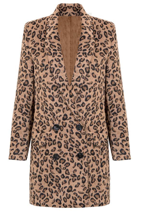 Leopard-Coat-Fur-Bruin