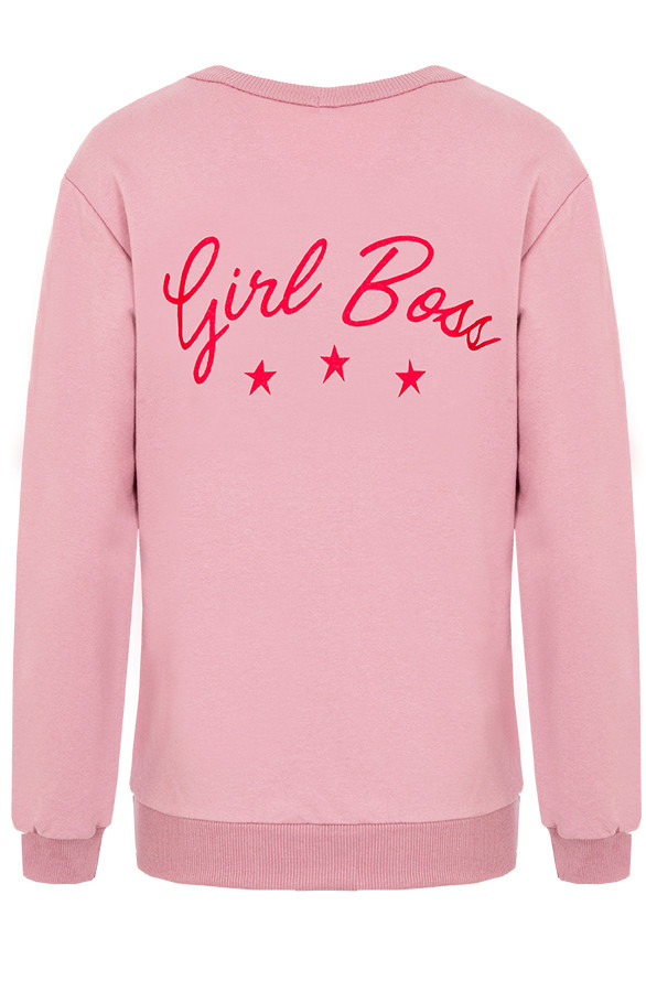 Girl-Boss-Sweater-Oud-Roze