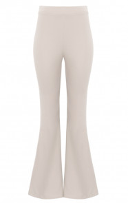 Flared-Broek-Beige