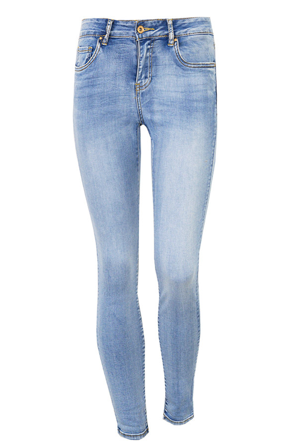Skinny-Jeans-Lichtblauw