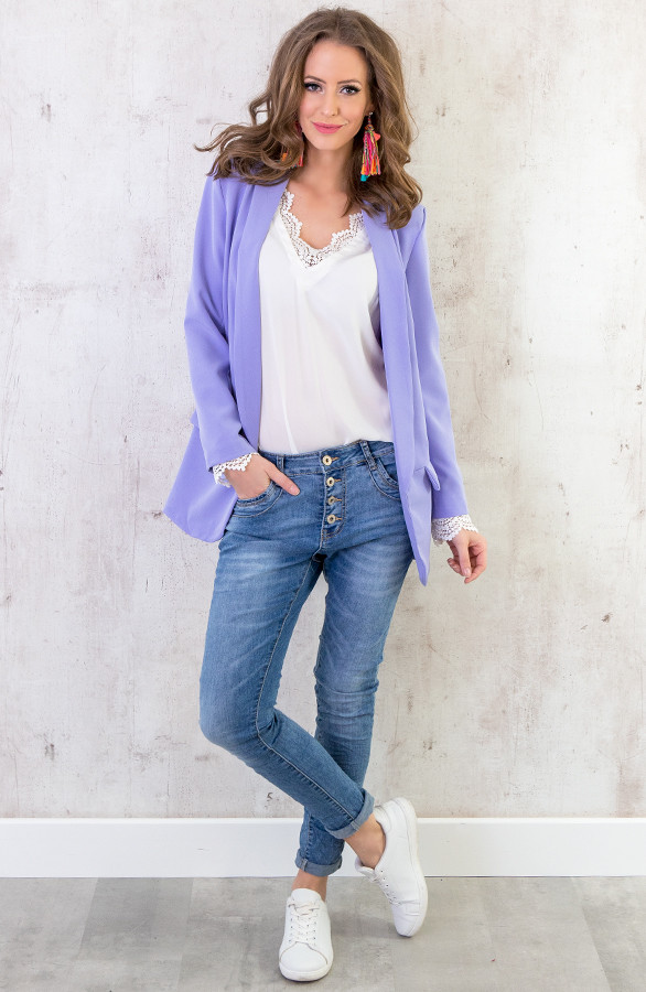 Boyfriend Blazer Lila Boyfriend Blazer Lila